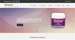 Desktop Screenshot of biolanyn.com