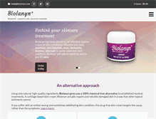 Tablet Screenshot of biolanyn.com